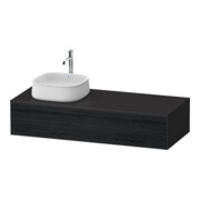 Duravit Waschtischunterschrank Zencha 130x55cm, B L, E schw/gra m, k Einr-Sys-1