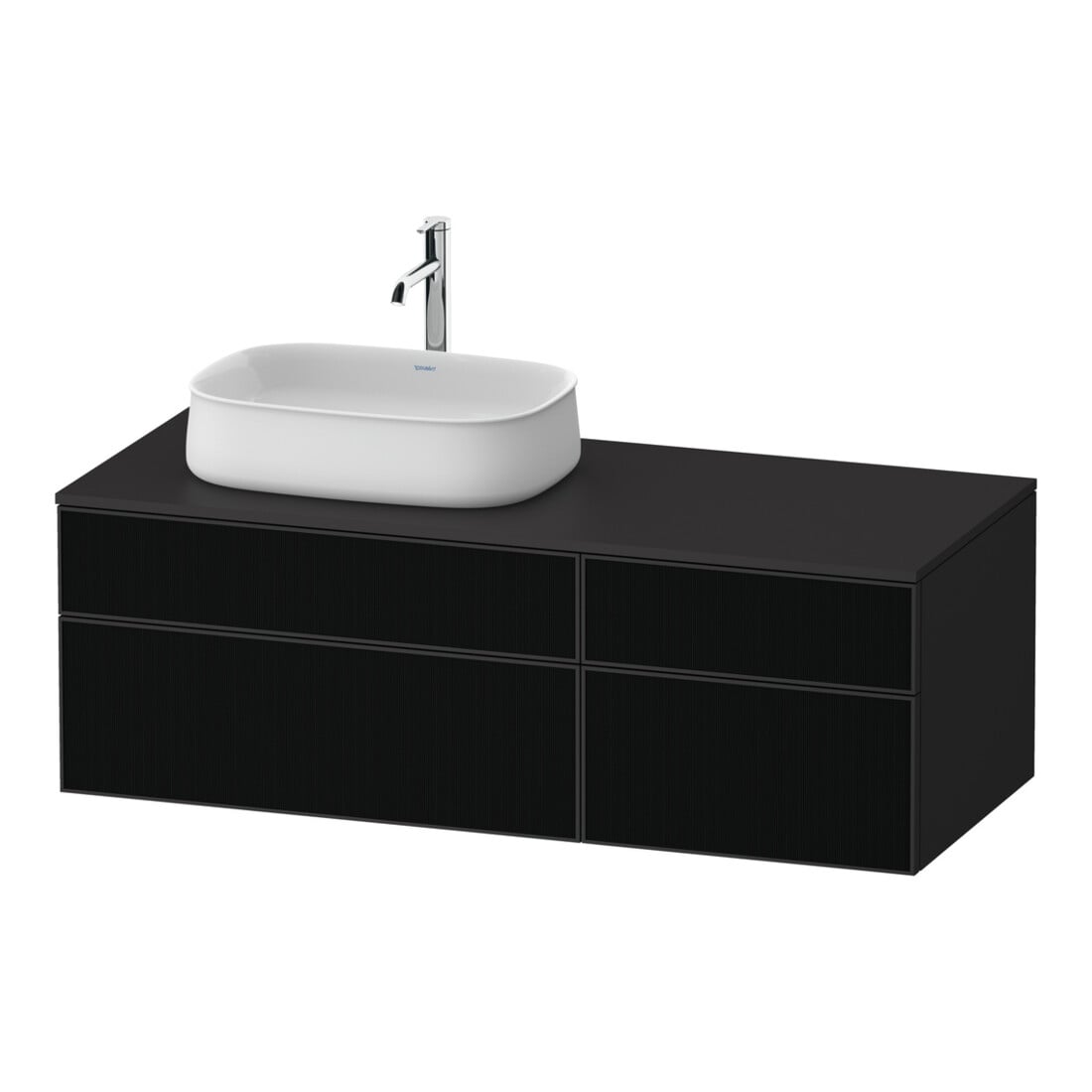 Duravit Waschtischunterschrank Zencha 130x55cm, B L, G s Lin/gr m, k Einr-Sys