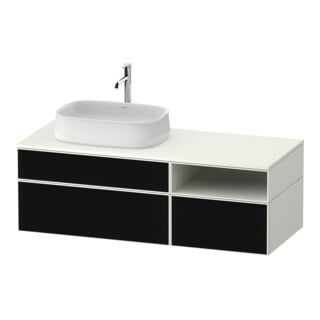Duravit Waschtischunterschrank Zencha 130x55cm, B L, G s Lini/w m, k Einr-Sys