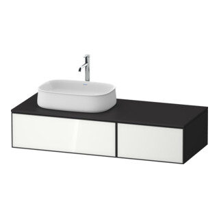 Duravit Waschtischunterschrank Zencha 130x55cm, B L, G w/grap m, k Einr-Sys