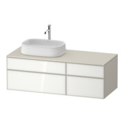 Duravit Waschtischunterschrank Zencha 130x55cm, B L, G w/taup m, k Einr-Sys