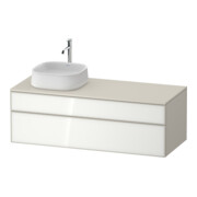 Duravit Waschtischunterschrank Zencha 130x55cm, B L, G w/taup m, k Einr-Sys