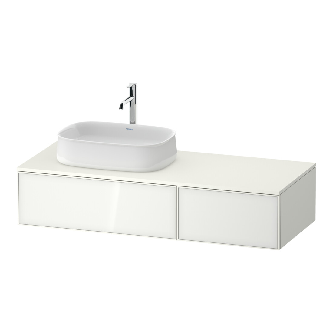 Duravit Waschtischunterschrank Zencha 130x55cm, B L, G w/w m, k Einr-Sys