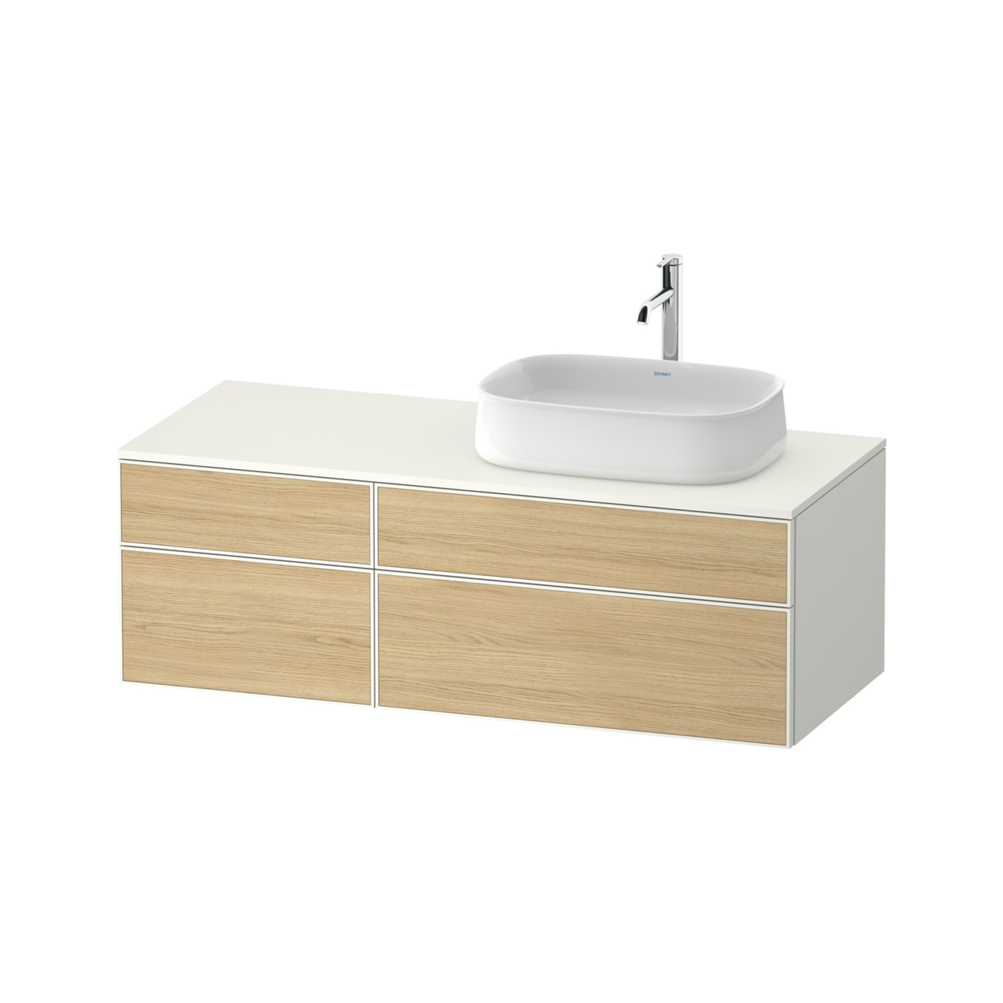 Duravit Waschtischunterschrank Zencha 130x55cm, B R, E na/we m, k Einr-Sys