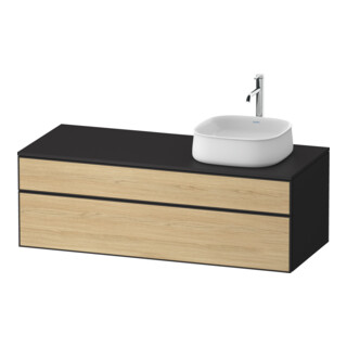 Duravit Waschtischunterschrank Zencha 130x55cm, B R, E nat/grap m, k Einr-Sys