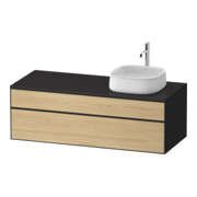 Duravit Waschtischunterschrank Zencha 130x55cm, B R, E nat/grap m, k Einr-Sys