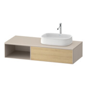Duravit Waschtischunterschrank Zencha 130x55cm, B R, E nat/tau m, k Einr-Sys