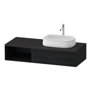 Duravit Waschtischunterschrank Zencha 130x55cm, B R, E schw/gra m, k Einr-Sys