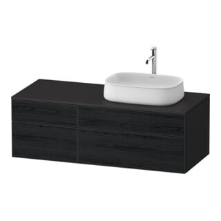 Duravit Waschtischunterschrank Zencha 130x55cm, B R, E schw/gra m, k Einr-Sys