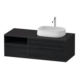 Duravit Waschtischunterschrank Zencha 130x55cm, B R, E schw/gra m, k Einr-Sys