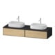 Duravit Waschtischunterschrank Zencha 160x55cm, B bs, E nat/grap m, k Einr-Sy-1