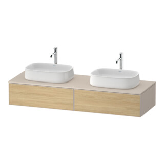 Duravit Waschtischunterschrank Zencha 160x55cm, B bs, E nat/tau m, k Einr-Sy