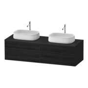 Duravit Waschtischunterschrank Zencha 160x55cm, B bs, E schw/gra m, k Einr-Sy