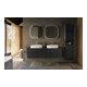 Duravit Waschtischunterschrank Zencha 160x55cm, B bs, E schw/gra m, k Einr-Sy