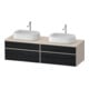 Duravit Waschtischunterschrank Zencha 160x55cm, B bs, E schw/tau m, k Einr-Sy-1