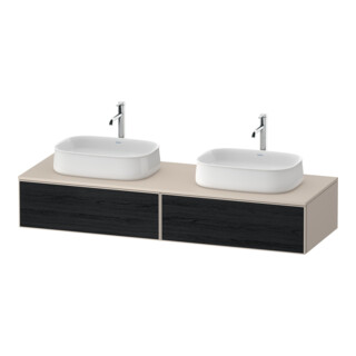 Duravit Waschtischunterschrank Zencha 160x55cm, B bs, E schw/tau m, k Einr-Sy