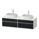 Duravit Waschtischunterschrank Zencha 160x55cm, B bs, E sw/we m, k Einr-Sy
