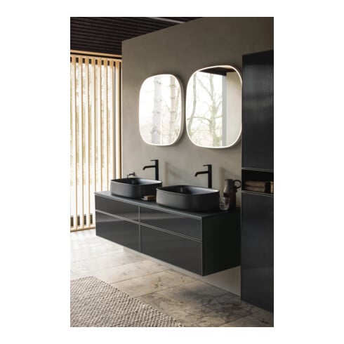 Duravit Waschtischunterschrank Zencha 160x55cm, B bs, G s Lin/gr m, k Einr-Sy