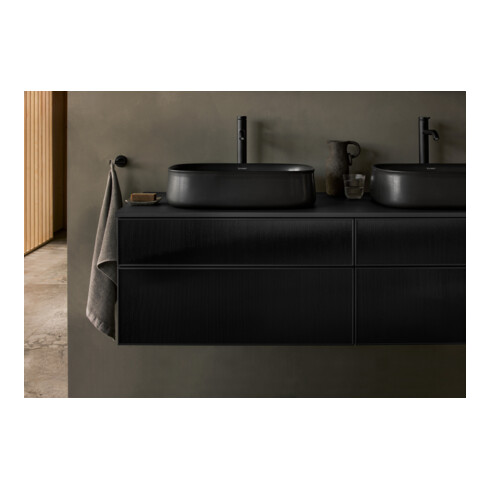 Duravit Waschtischunterschrank Zencha 160x55cm, B bs, G s Lin/gr m, k Einr-Sy