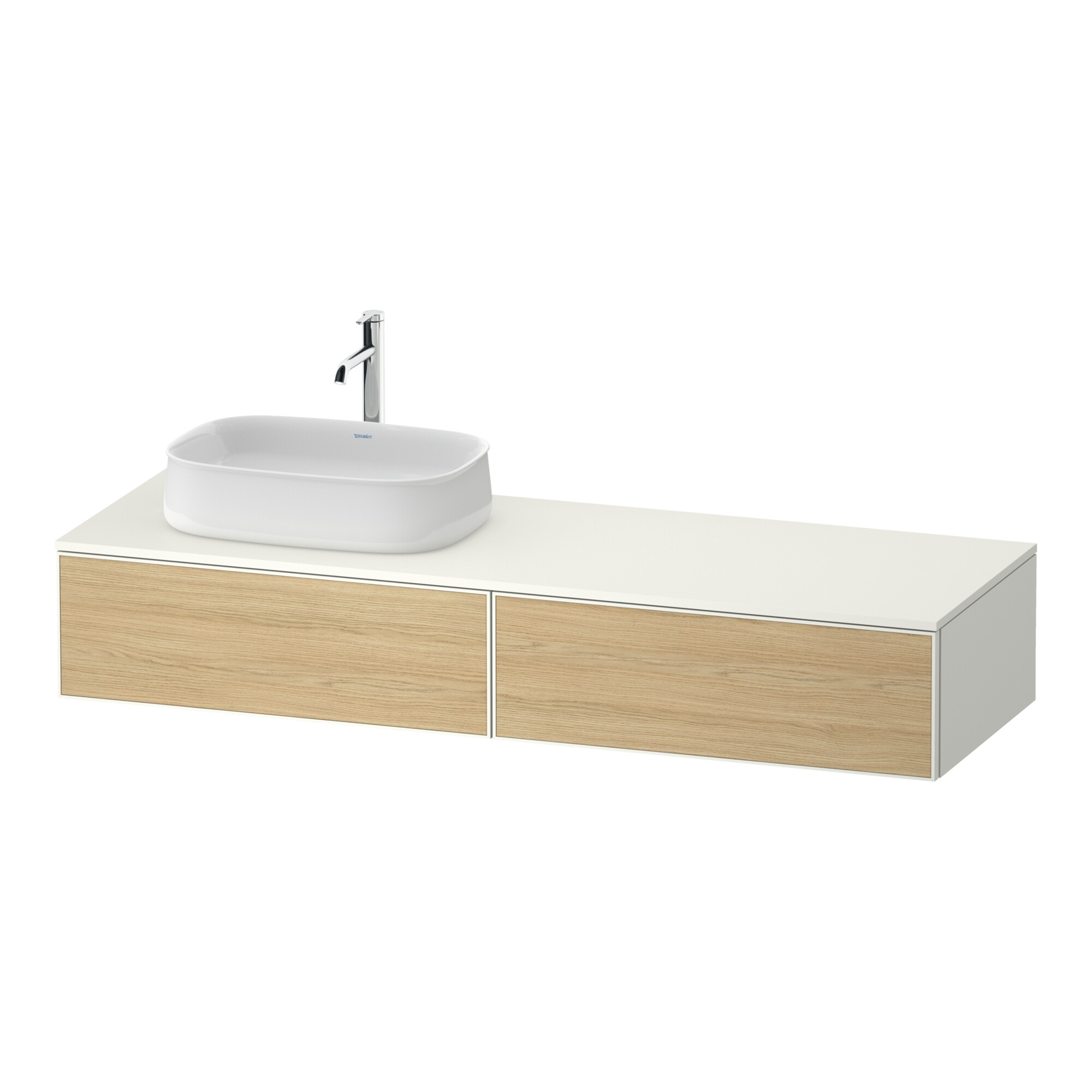 Duravit Waschtischunterschrank Zencha 160x55cm, B L, E na/we m, k Einr-Sy