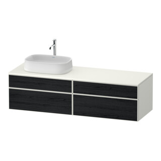 Duravit Waschtischunterschrank Zencha 160x55cm, B L, E sw/we m, k Einr-Sy
