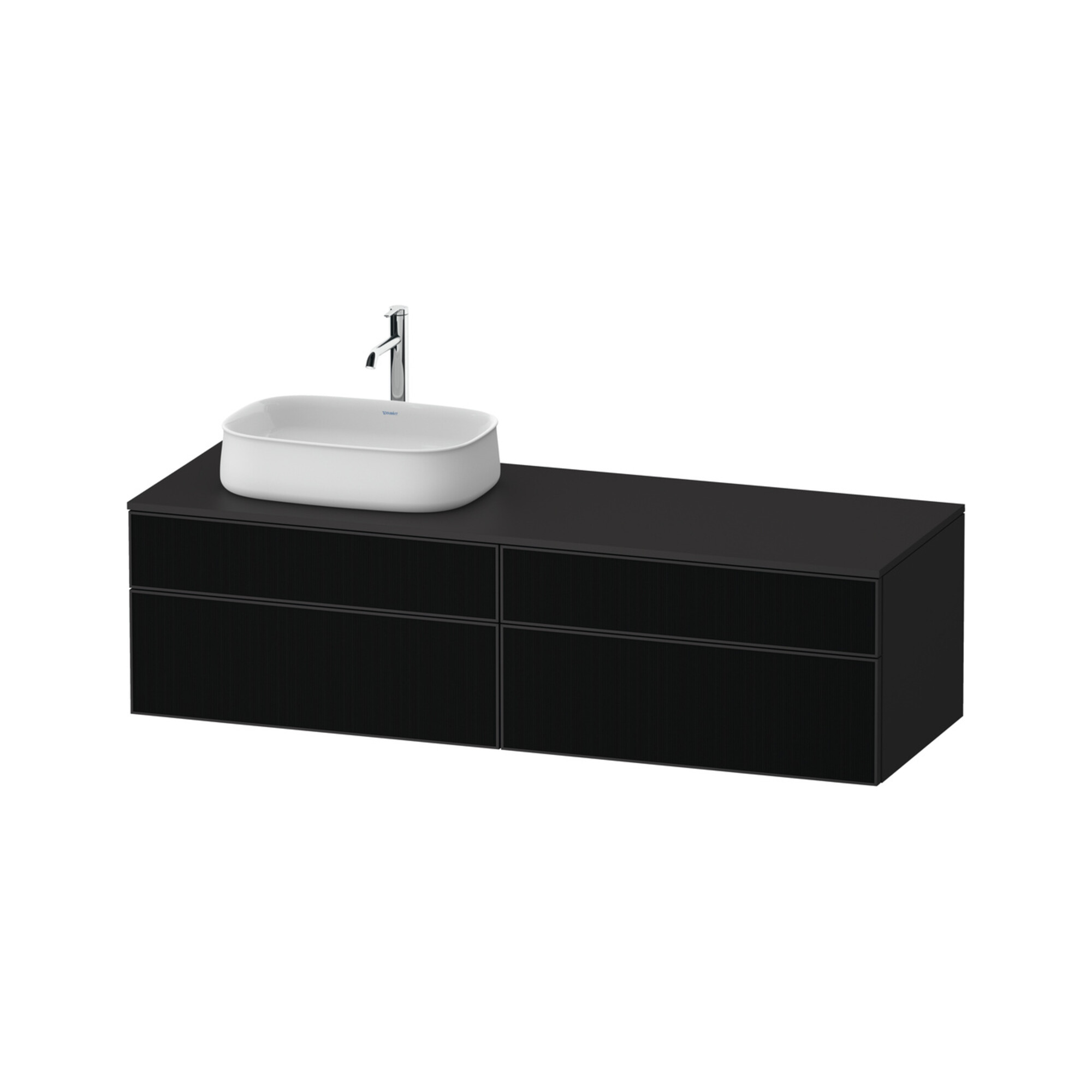 Duravit Waschtischunterschrank Zencha 160x55cm, B L, G s Lin/gr m, k Einr-Sy