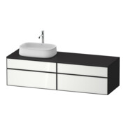 Duravit Waschtischunterschrank Zencha 160x55cm, B L, G w/grap m, k Einr-Sy