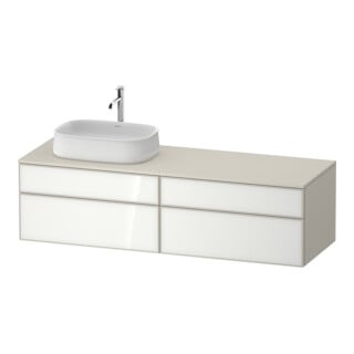 Duravit Waschtischunterschrank Zencha 160x55cm, B L, G w/taup m, k Einr-Sy