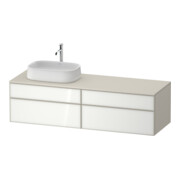 Duravit Waschtischunterschrank Zencha 160x55cm, B L, G w/taup m, k Einr-Sy