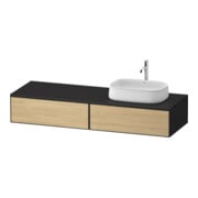 Duravit Waschtischunterschrank Zencha 160x55cm, B R, E nat/grap m, k Einr-Sy