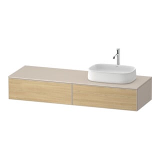 Duravit Waschtischunterschrank Zencha 160x55cm, B R, E nat/tau m, k Einr-Sy
