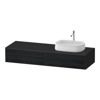 Duravit Waschtischunterschrank Zencha 160x55cm, B R, E schw/gra m, k Einr-Sy