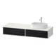 Duravit Waschtischunterschrank Zencha 160x55cm, B R, E sw/we m, k Einr-Sy-1