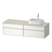 Duravit Waschtischunterschrank Zencha 160x55cm, B R, G w/taup m, k Einr-Sy