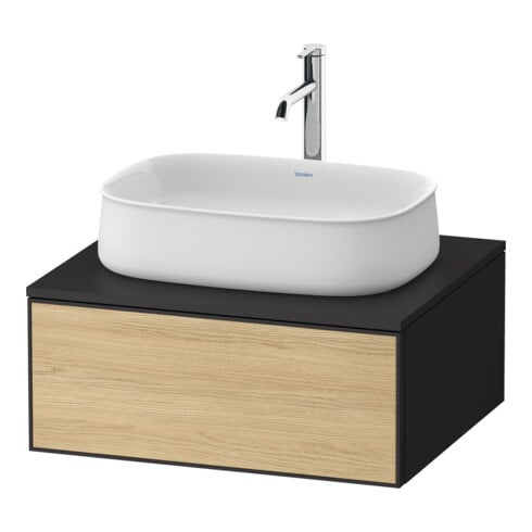 Duravit Waschtischunterschrank Zencha 65x55cm, 1 AZ, E nat/grap m, k EinrSy
