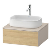 Duravit Waschtischunterschrank Zencha 65x55cm, 1 AZ, E nat/tau m, k EinrSy