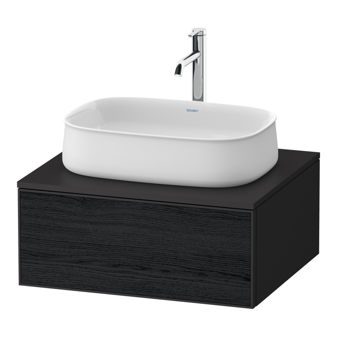 Duravit Waschtischunterschrank Zencha 65x55cm, 1 AZ, E sw/gra m, k EinrSy