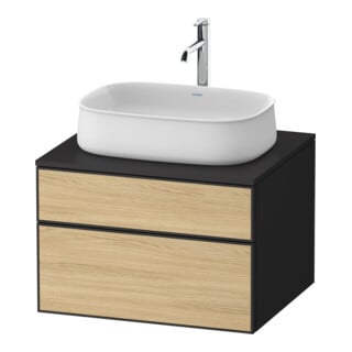 Duravit Waschtischunterschrank Zencha 65x55cm, 1 Lad, E nat/grap m, k Einr-Sys