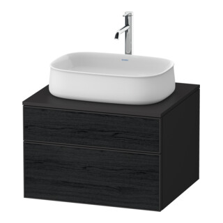 Duravit Waschtischunterschrank Zencha 65x55cm, 1 Lad, E schw/gra m, k Einr-Sys