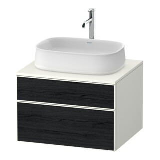 Duravit Waschtischunterschrank Zencha 65x55cm, 1 Lad, E sw/we m, k Einr-Sys