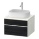 Duravit Waschtischunterschrank Zencha 65x55cm, 1 Lad, E sw/we m, k Einr-Sys-1