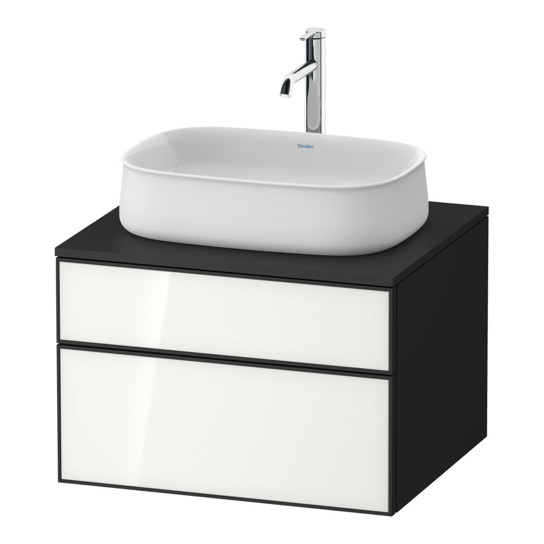 Duravit Waschtischunterschrank Zencha 65x55cm, 1 Lad, G w/grap m, k Einr-Sys