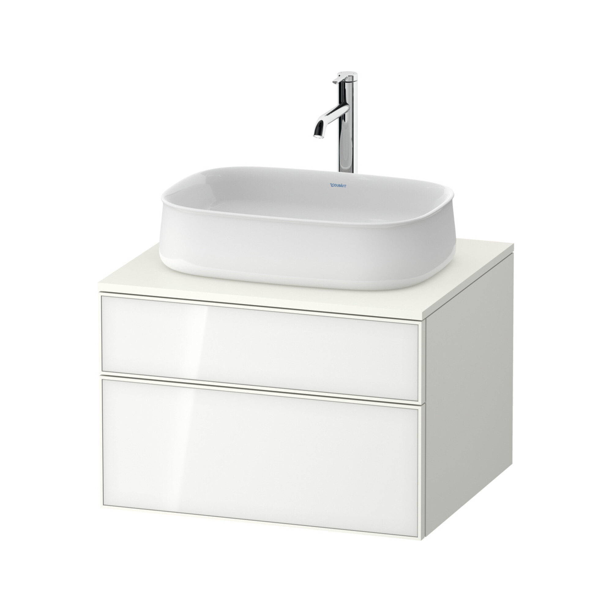 Duravit Waschtischunterschrank Zencha 65x55cm, 1 Lad, G w/w m, k Einr-Sys