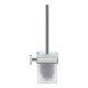 Duravit WC-Bürstengarnitur Karree 9,6x12,6cm, Wandmont., Gl. we m, Ha. chr-2