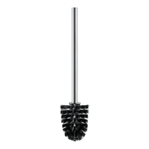 Duravit WC-Bürstengarnitur Karree 9,6x12,6cm, Wandmont., Gl. we m, Ha. chr