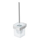 Duravit WC-Bürstengarnitur Karree 9,6x12,6cm, Wandmont., Gl. we m, Ha. chr-5