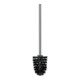Duravit WC-Bürstengarnitur Karree 9,6x12,6cm, Wandmont., Gl. we m, Ha. chr