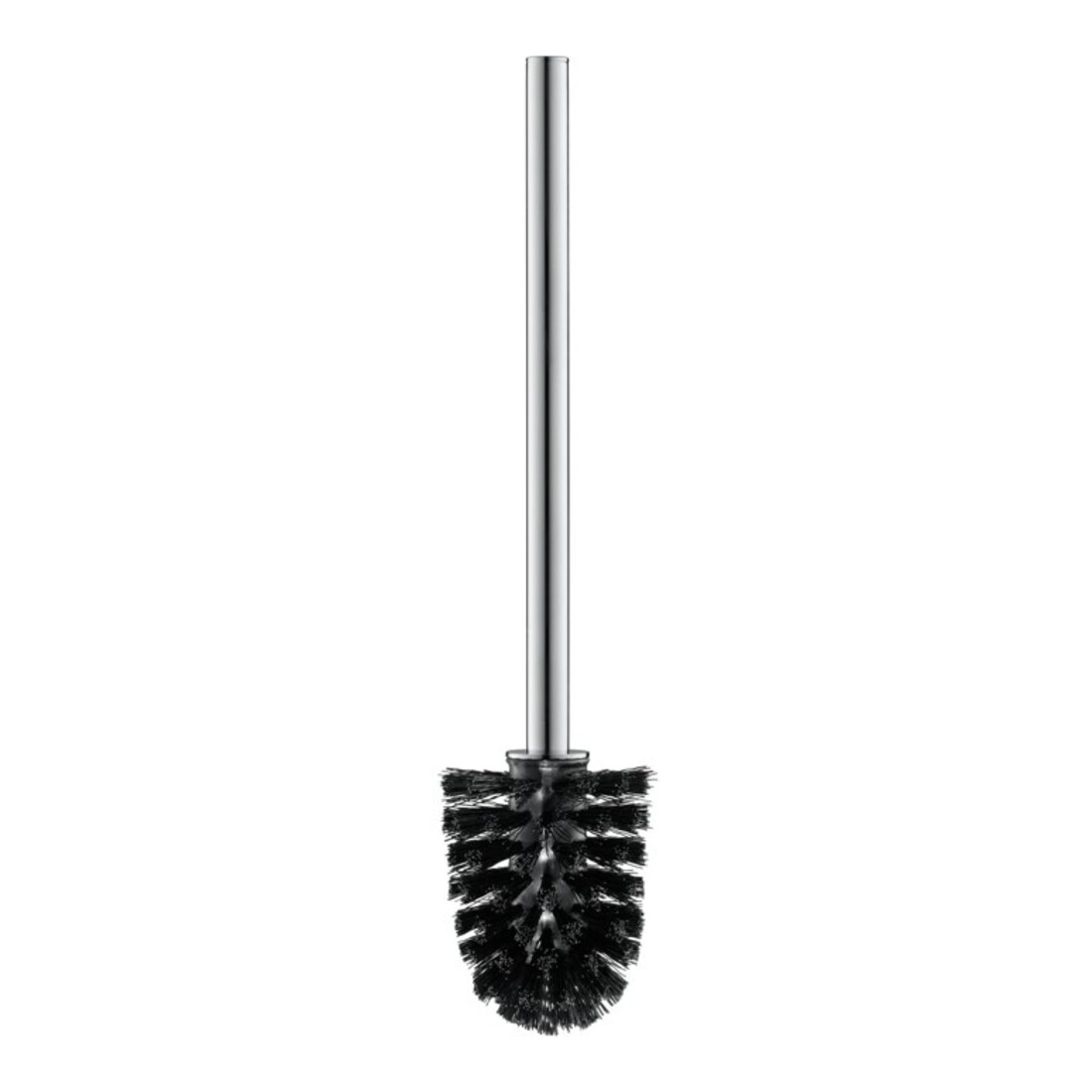 Duravit WC-Bürstengarnitur Karree 9,6x12,6cm, Wandmont., Gl. we m, Ha. chr