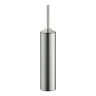 Duravit WC-Bürstengarnitur Starck T 8x8cm, bodenstehend, Edelstahl gebürstet
