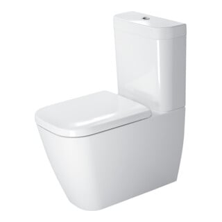 Duravit WC combiné sur pied, chasse profonde Happy D.2 36,5x63 cm, 4,5 l, évac. horiz./obliq., blanc